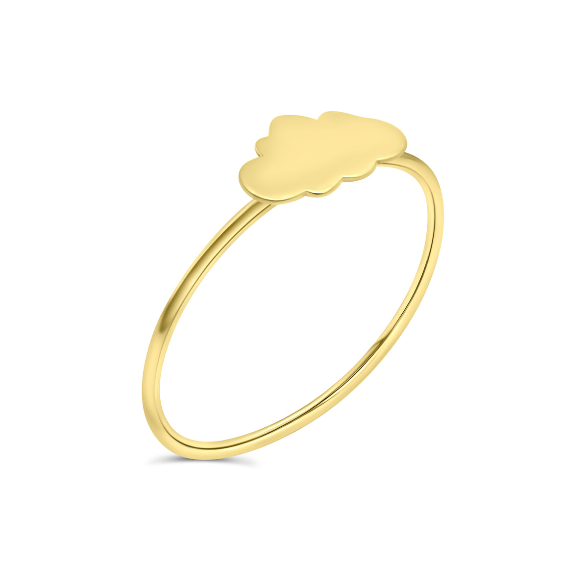 Cloud of Gold 14k Solid Gold Ring