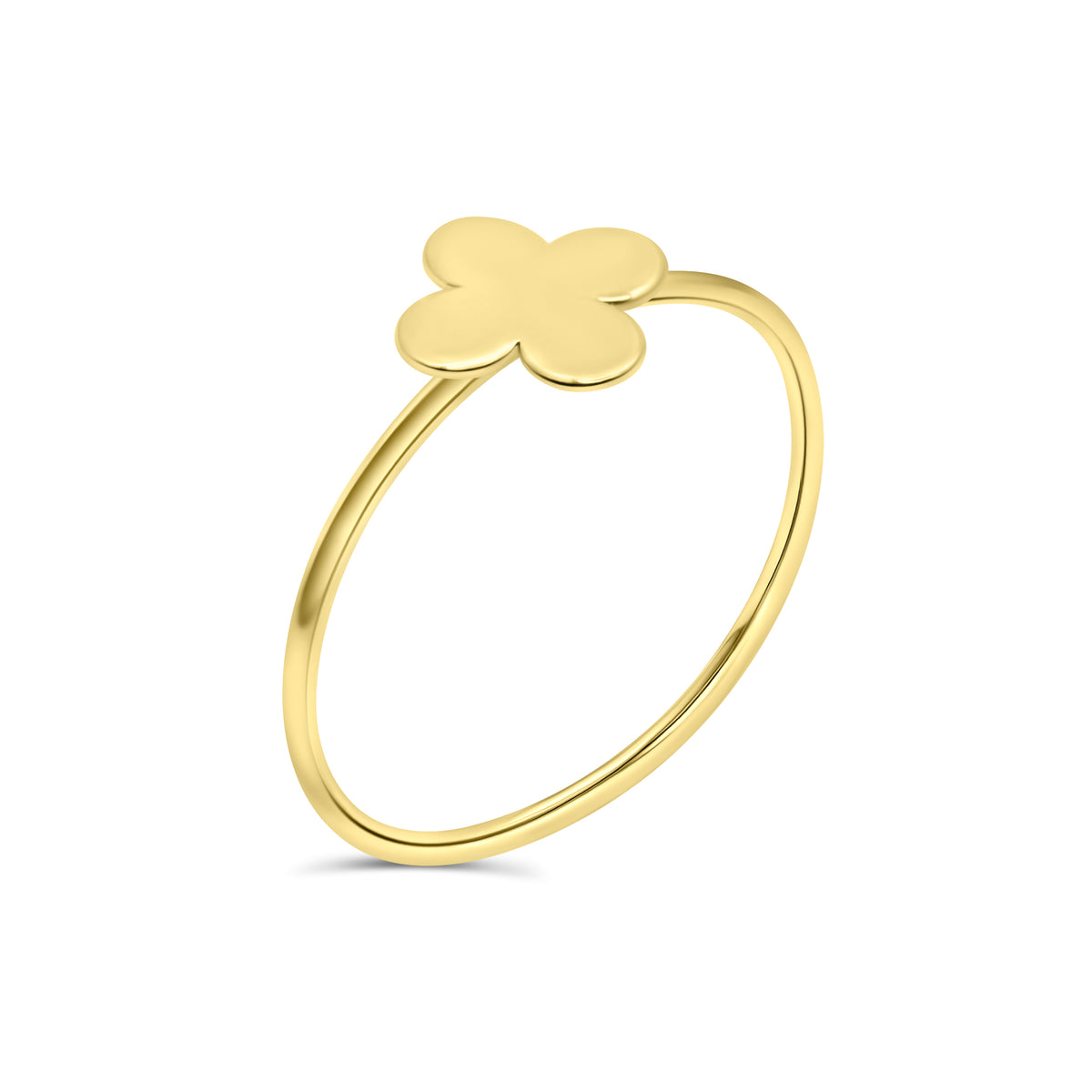 Clover Charisma 14k Solid Gold Ring