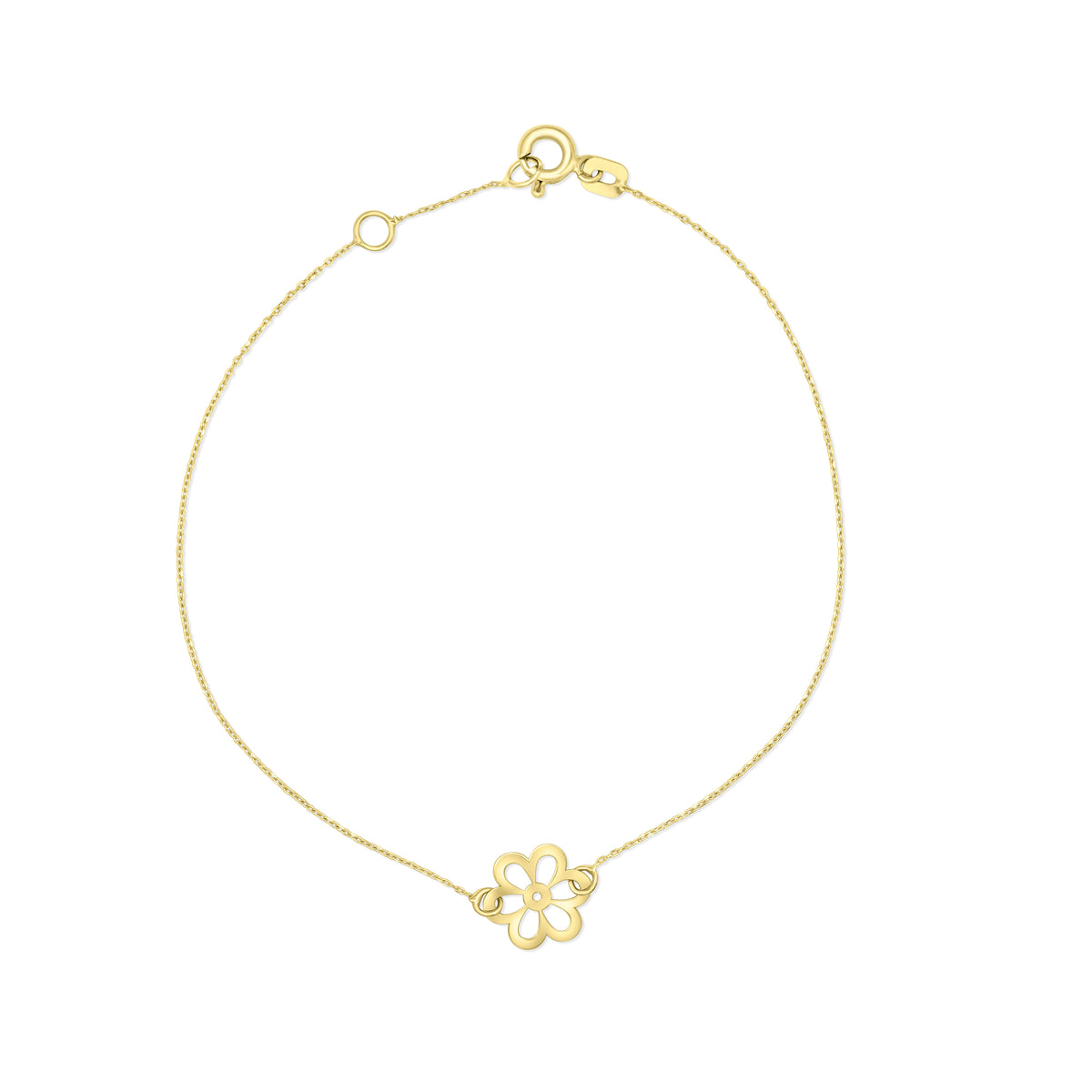 Daisy Dreams 14k Solid Gold Bracelet