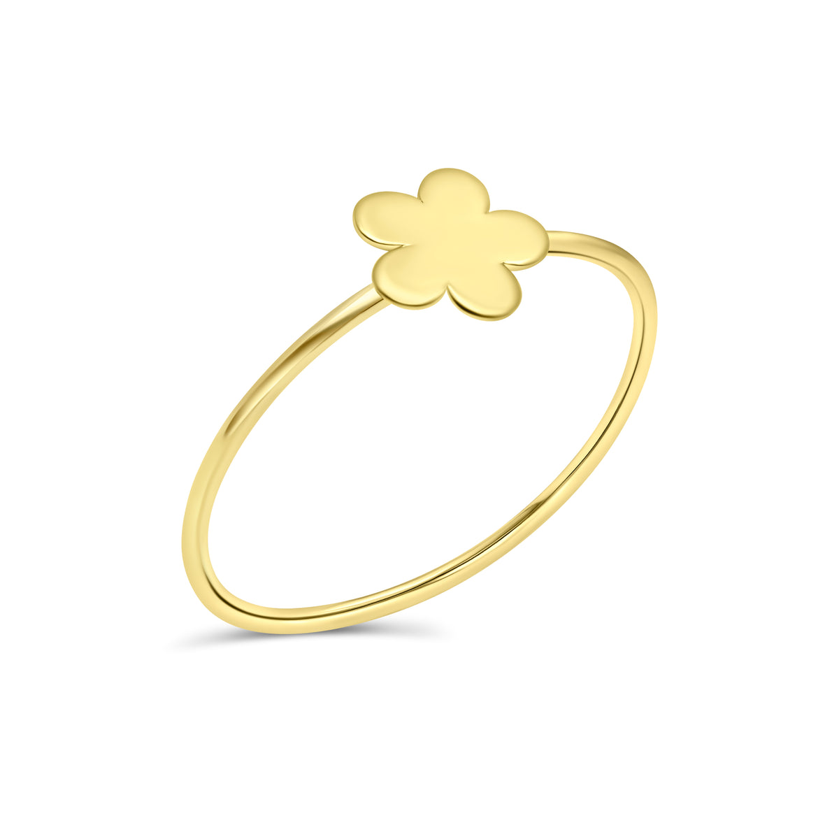 Floral Fantasy 14k Solid Gold Ring